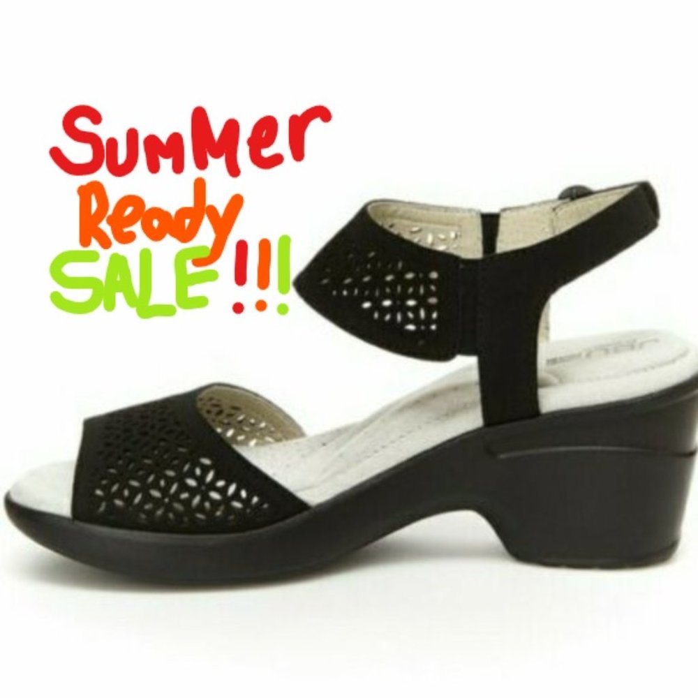 *New* Jambu - Black - Micro-Buck - Sandals